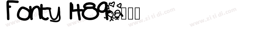 Fonty 1489字体转换